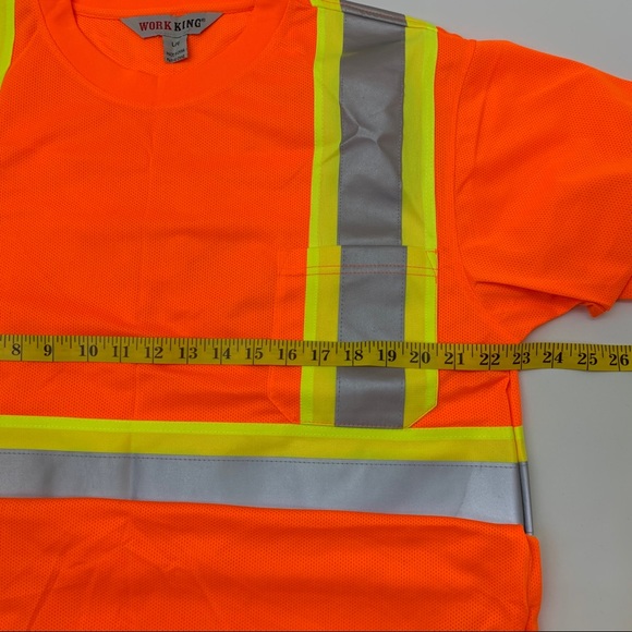 NWT REFLECTIVE WORK SHIRT - Picture 6 of 9